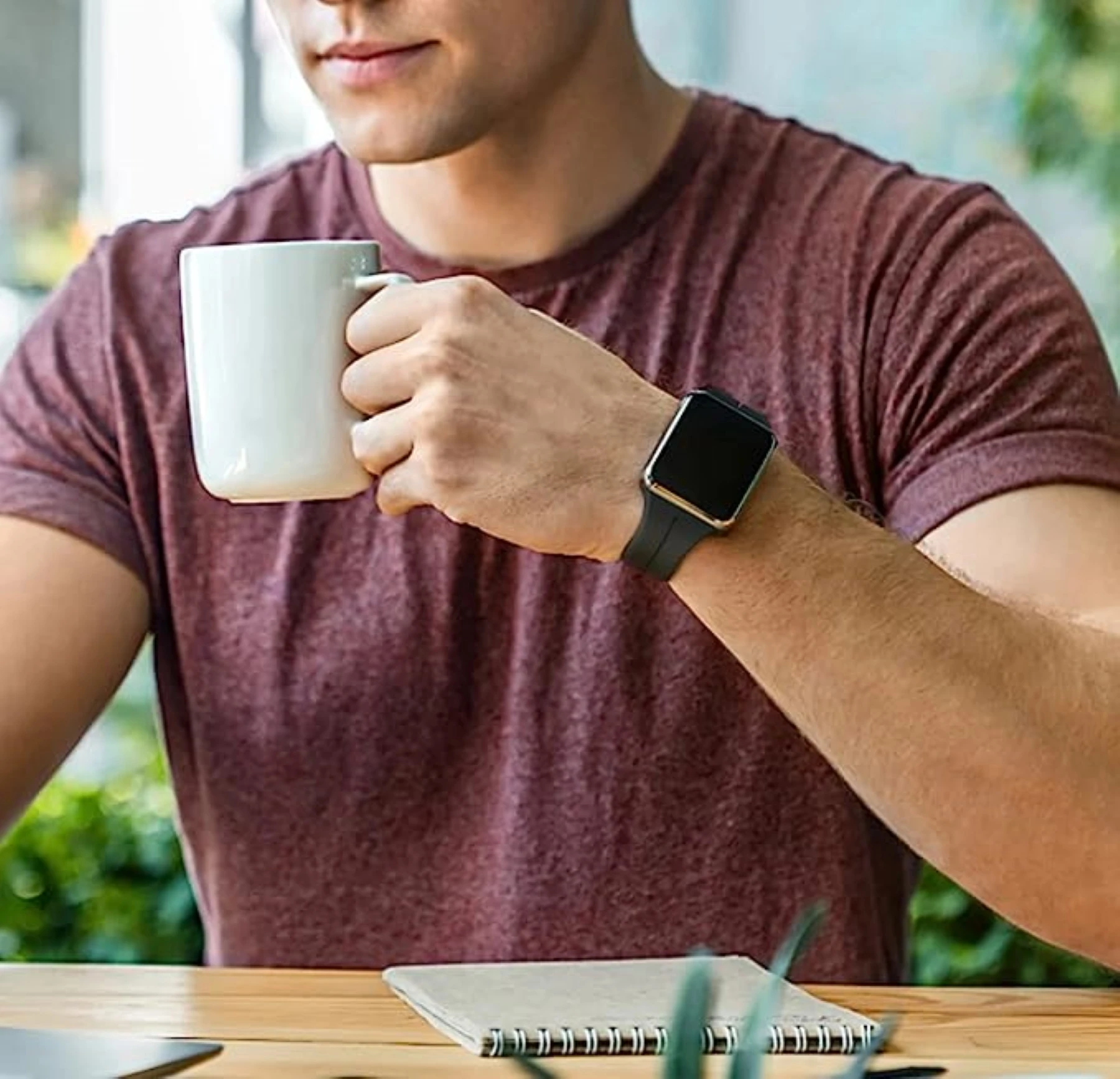 Correa de silicona resistente al sudor con cierre magnético fuerte para Apple Watch Series 10/9/8/7/correa Ultra ajustable 49/45/44/42/41/40/38mm