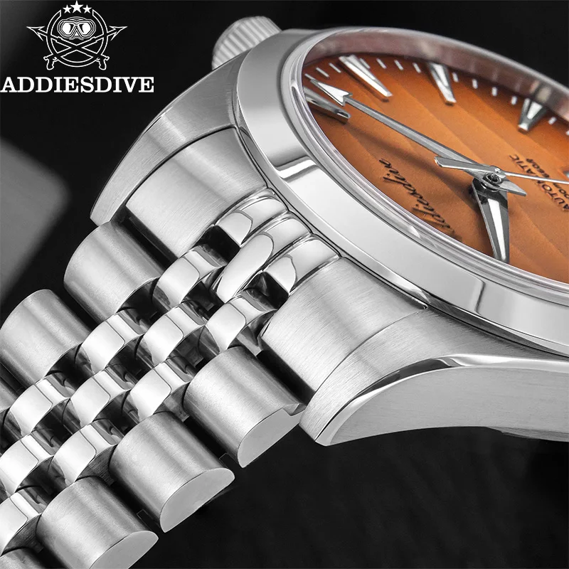 ADDIESDIVE NEW Stainless Steel Automatic Mechanical Watch Japan 8215 Waterproof 200M Dive AR coated Men's Watches Super Luminous