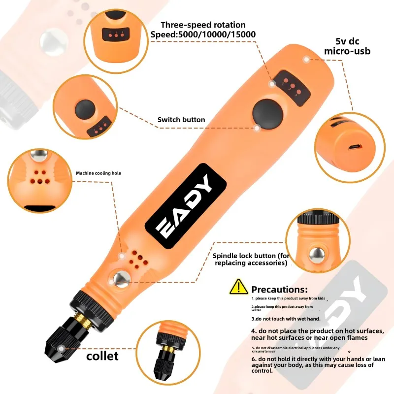 USB Cordless Rotary Tool Kit – - Power Tools Safety avis et prix