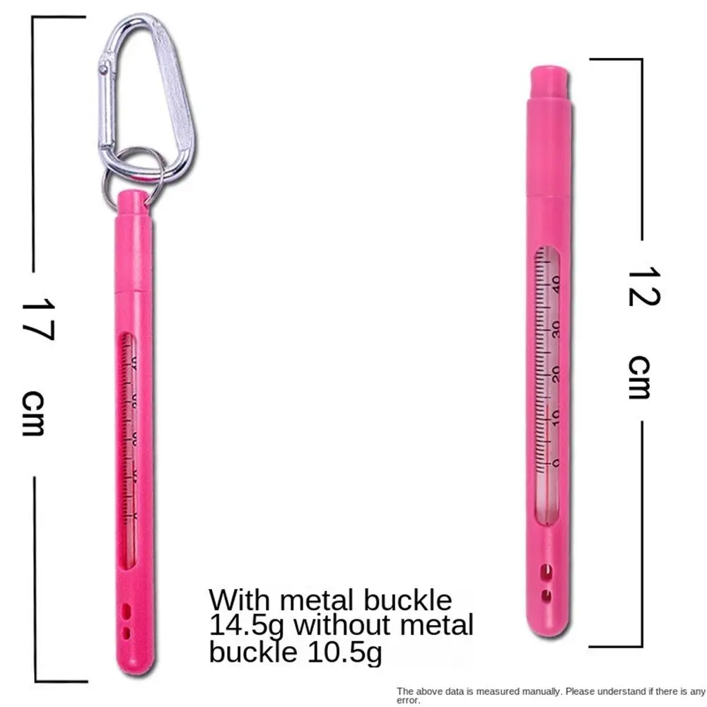 Fishing Thermometer Stream Water Temperature Measurement Fly Fishing Water Thermometer With Carabiner Angling Supplies Tackle view 5