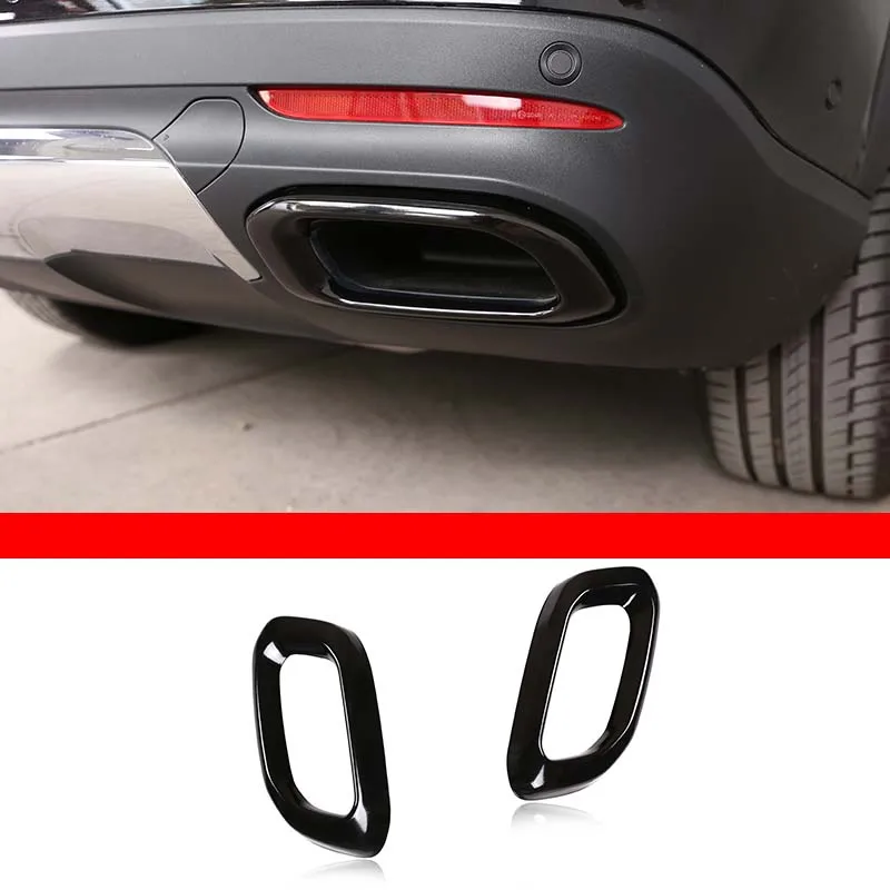 

Rear Bumper Exhaust Tip Cover Trim Muffler Tip Frame Stainless Steel For Mercedes-Benz GLC GLE GLS W167 X253 X167 2020 2021 2022