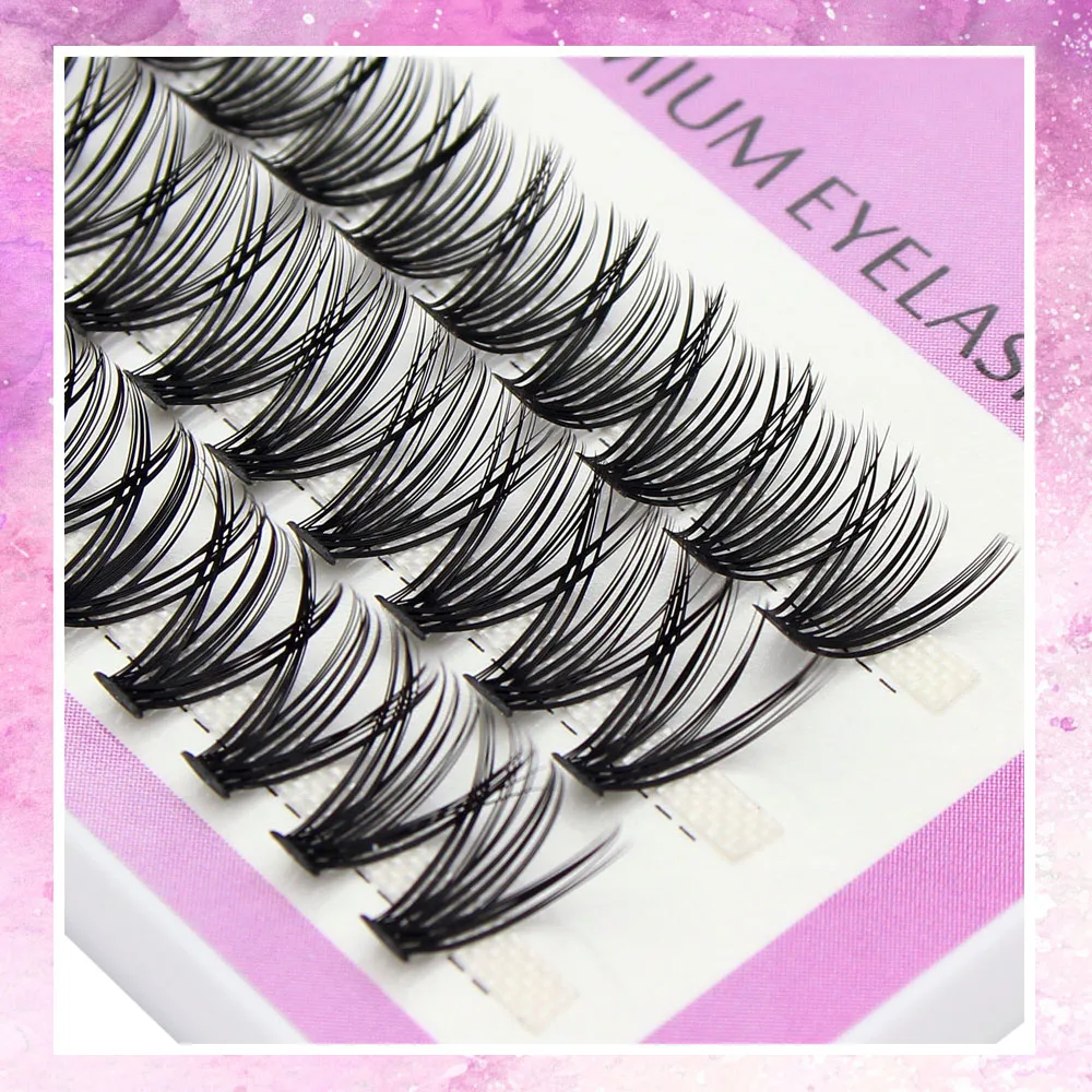 Mond lilie profession elle 20d 30d Einzel cluster Nerz Wimpern Verlängerung 3d Volumen effekt natürliche weiche Make-up Pfropfen Faux Wimpern – Detail 13