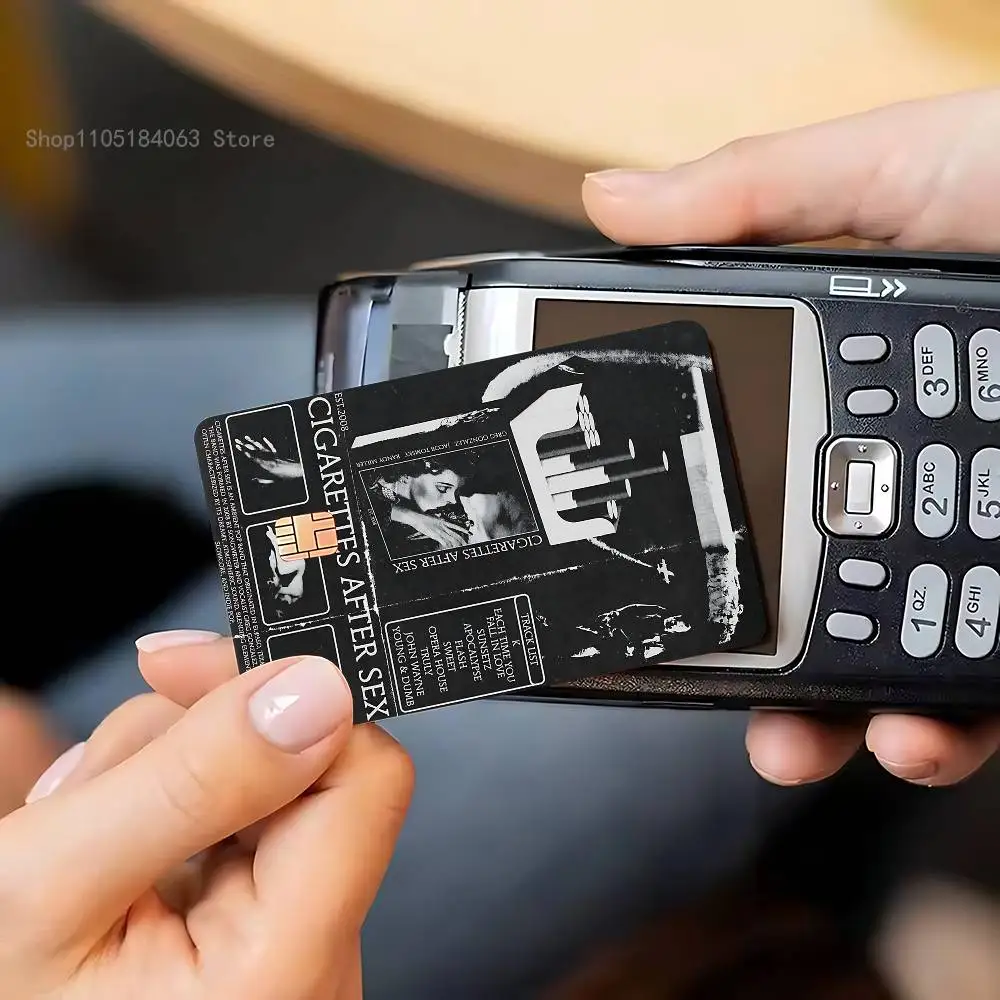 C-Cigarette بعد S-Sex CAS ملصقات الائتمان فيزا الخصم البنك بطاقة شحن حافلة مترو ملصق مضاد للمياه ملصق الديكور