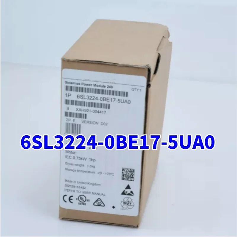 

Brand new in box 6SL3224-0BE17-5UA0 6SL3 224-0BE17-5UA0 Fast delivery, one-year warranty