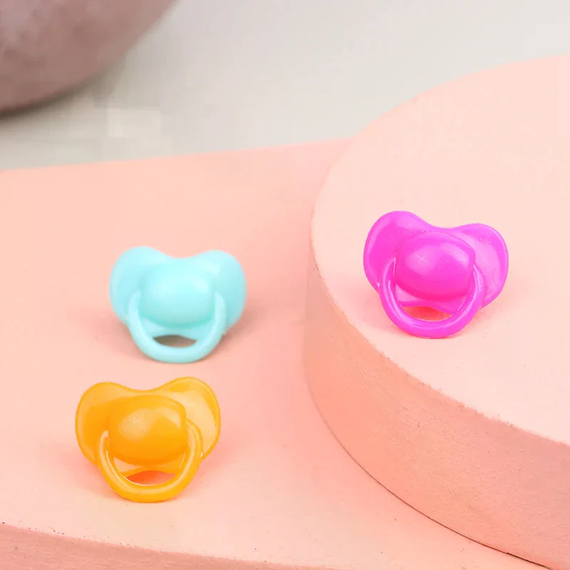 20 Stücke Miniatur Puppe Schnuller Ausdruck Schnuller Spielzeug Zubehör Kunststoff Spielzeug Spielhaus Spielzeug kinder Puppenhaus