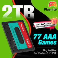AAA Games Gaming Hard Drive Playnite For Windows 500GB/2TB Gaming HDD With PC Games For PS4/PS3/PS1/N64 Portable Game Consoles