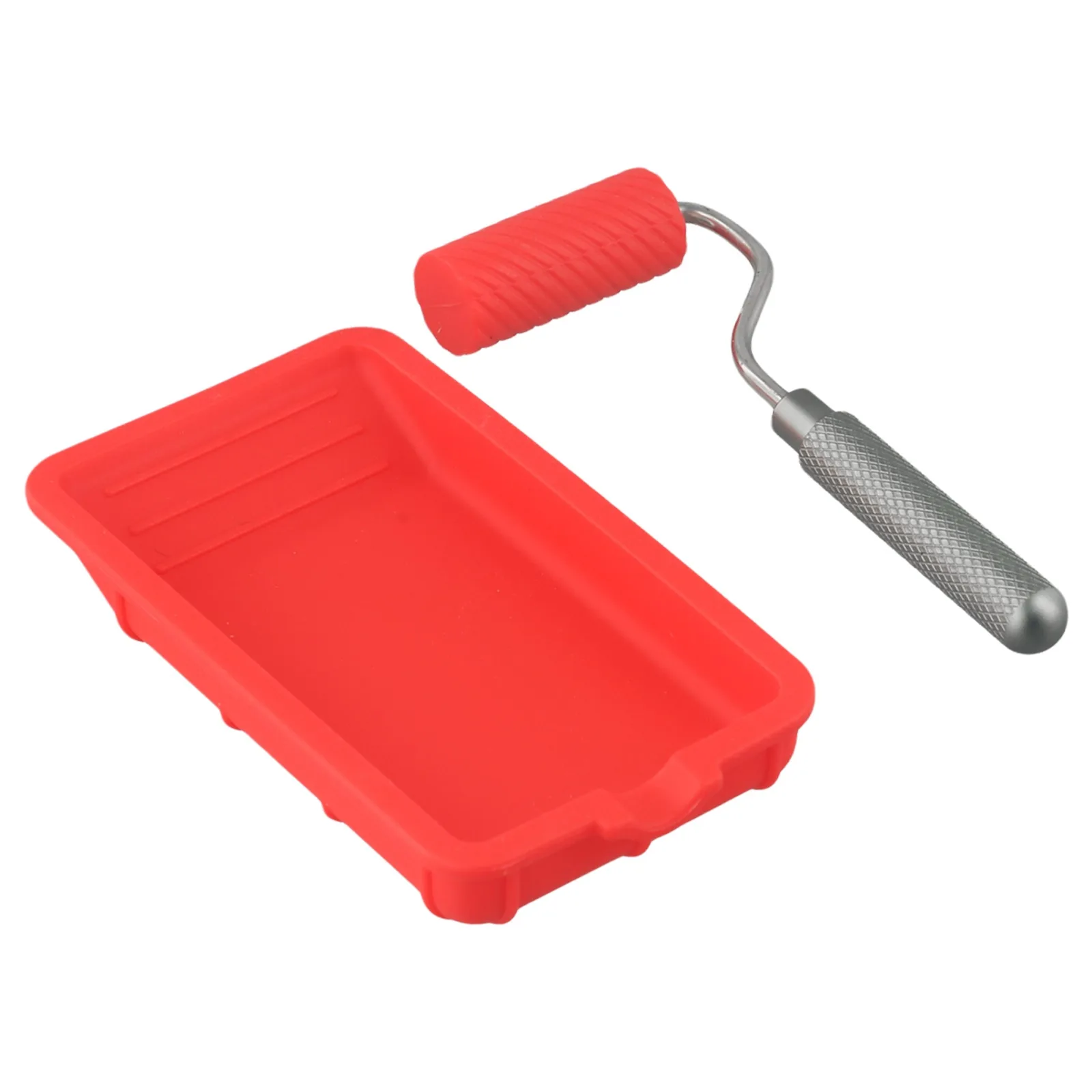 

For Commercial Use Home Renovation Kit Silicone Paint Tray Creative Wall Painting as Picture Anti Slip Paint Tray