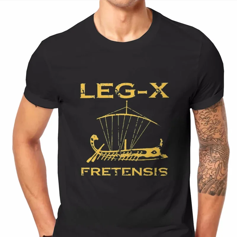 Y2K Legio Leg-X Fretensis Fashion TShirts Roman Mythology Janus Vesta Archaic Triad Chic Male Graphic Tops Tees T Shirt Round