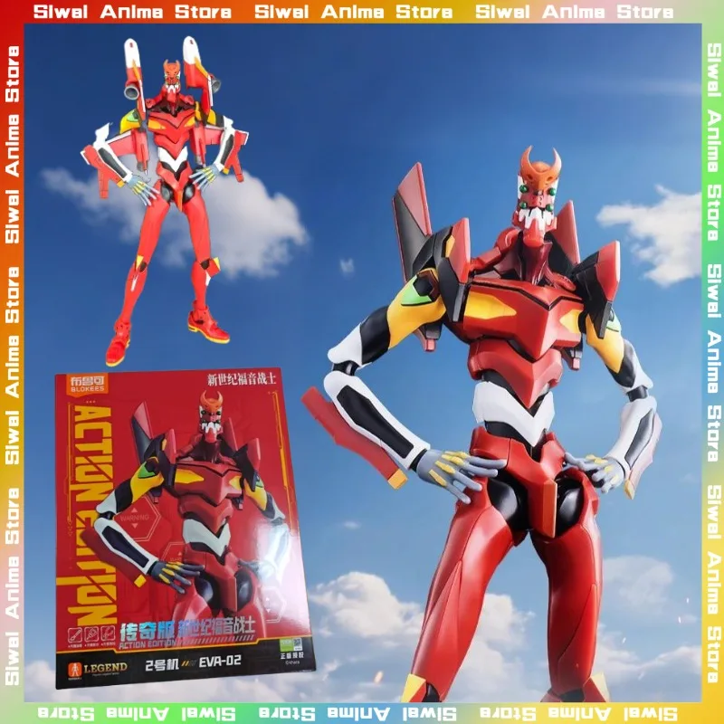 

Blokees NEON GENESIS EVANGELION EVA2 Action Figurines Legend Edition Anime Model Toys Collectible Statue Desktop Birthday Gift