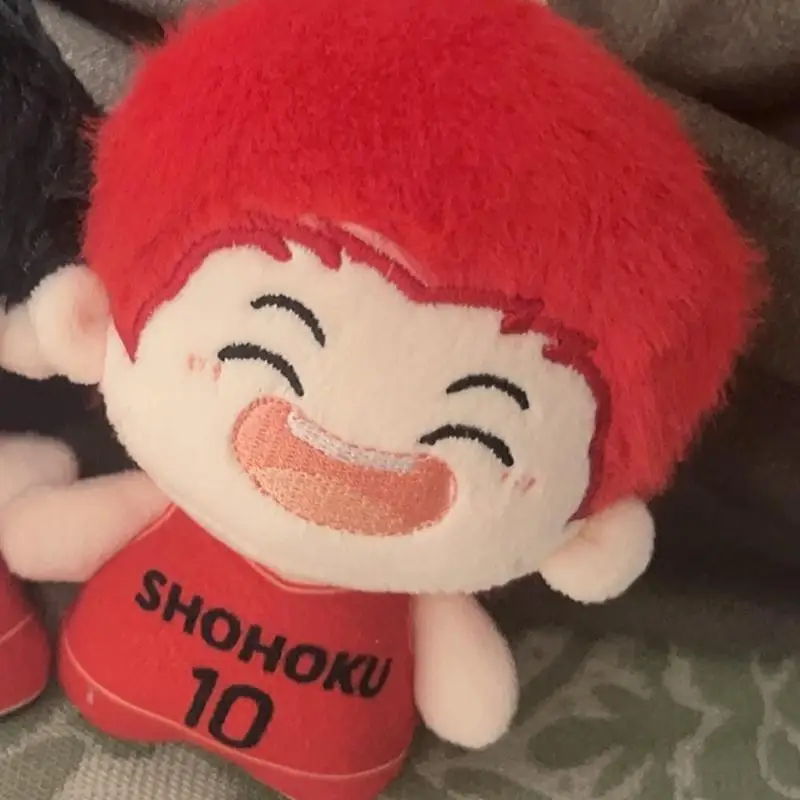 Slam Dunk Rukawa Kaede Sakuragi Hanamichi Q Version Standing Posture Plush Doll Crossbody Bag Hanging Ornaments Classmate Gifts