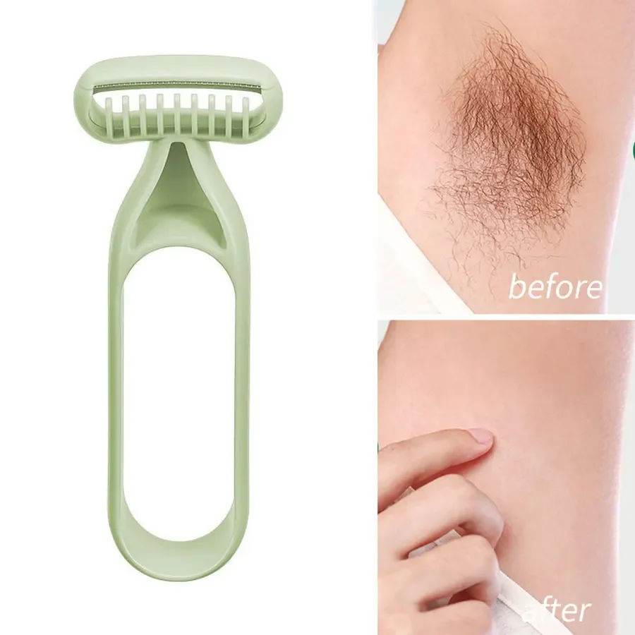 ماكينة حلاقة شعر الإبط غير الحسية، ماكينة حلاقة لشعر الساق وشعر الإبط، شفرة ماكرو للحلاقة اللطيفة