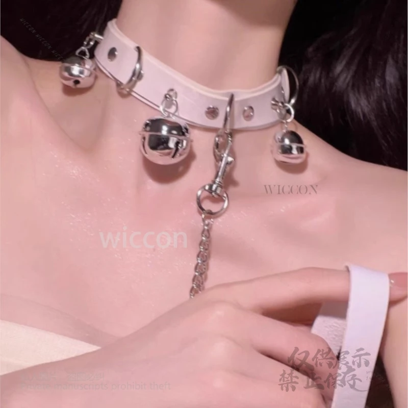 Lolita-Style Lace Choker Pearl Y2K Jirai Kei Rhinestone Lolita Sweet Pearl Necklace Sexy Heart Women Girl Accessory Chain Gothic
