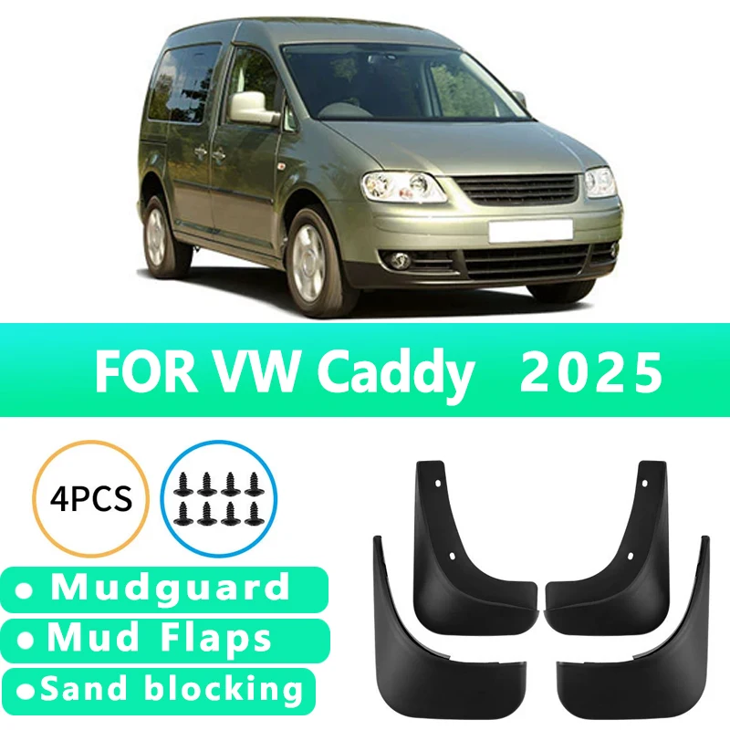 

Mud Flaps Fit for Volkswagen Caddy 2005 Mudguards Tire Fenders Splash Proof Accessories Wheel Guards 4ps
