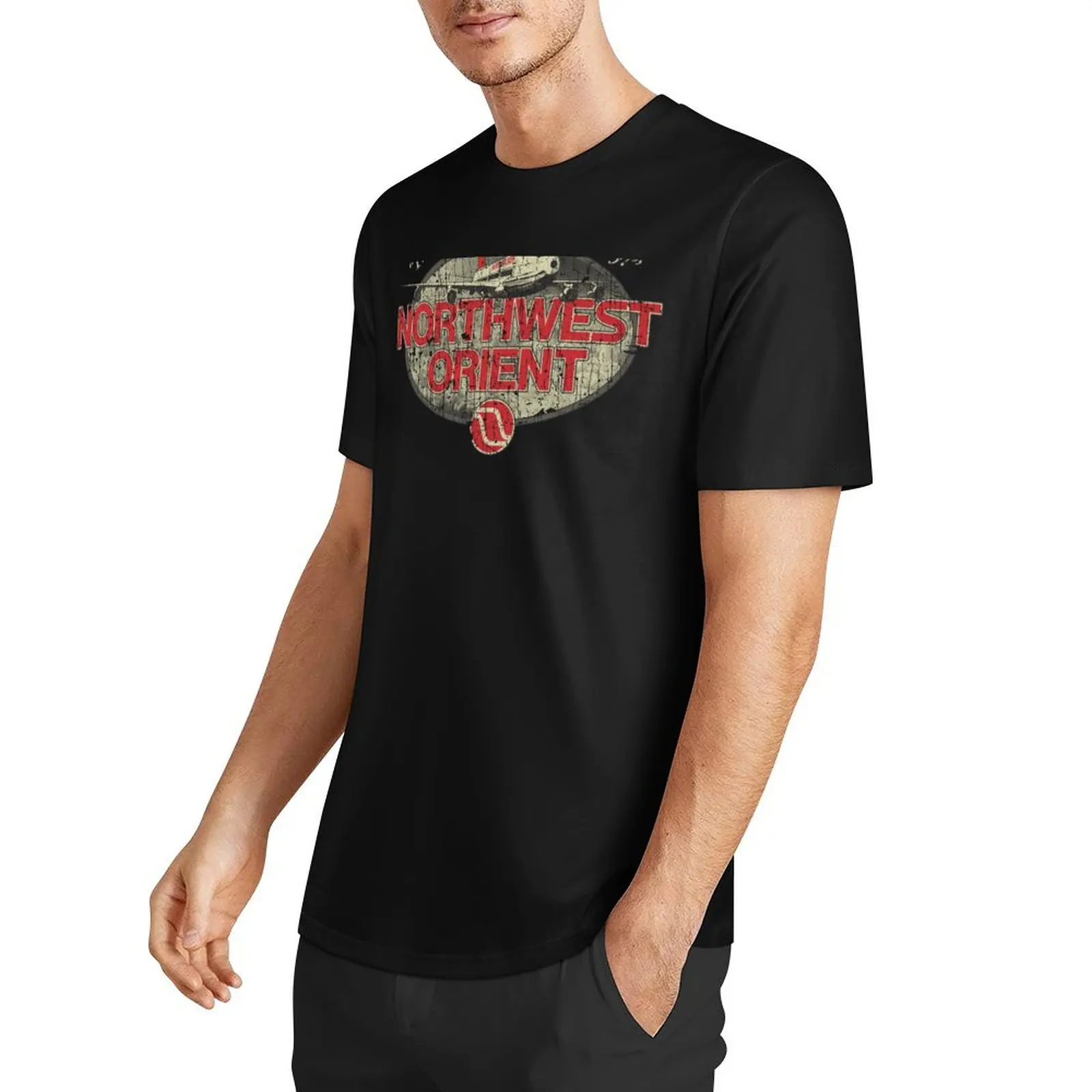 Northwest Orient Going Our Way 1969 T-Shirt cotton graphic tees customs Short sleeve tee men