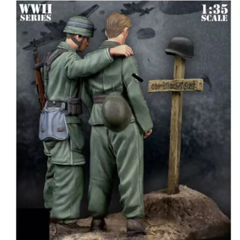 1/35 Resin Figure Unpainted Model Kit, military theme, Unassembled and unpainted GK,