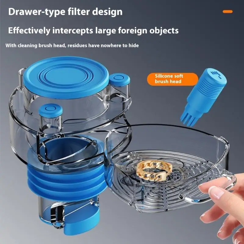 Quick Install Visible Sink Pipe Diverters Kitchen Drain Diverter Device Odor Blocking Designs for Various Room Drainages Y5GB