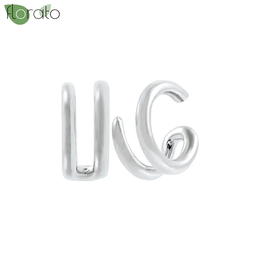 1 قطعة الذهب اللون موضة Minilist لا ثقب الأذن الكفة أقراط للمرأة وهمية ثقب الأذن مقاطع أقراط للنساء الأصفاد