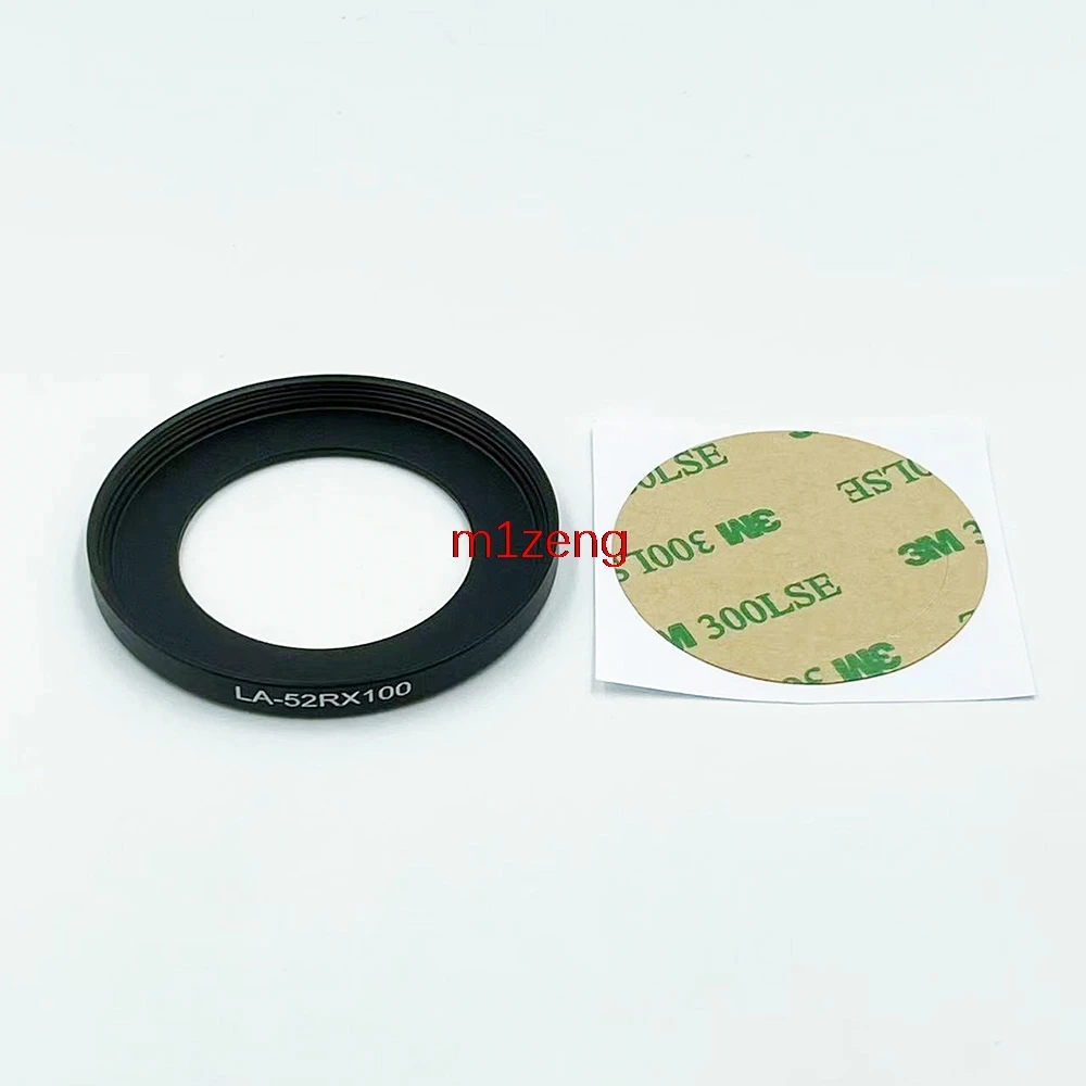 LA-52RX100 52mm Lens Filter Adapter Ring+lens cap for SONY DSC-RX100 RX100II RX100III RX100IV RX100V RX100VI RX100VII RX100M5