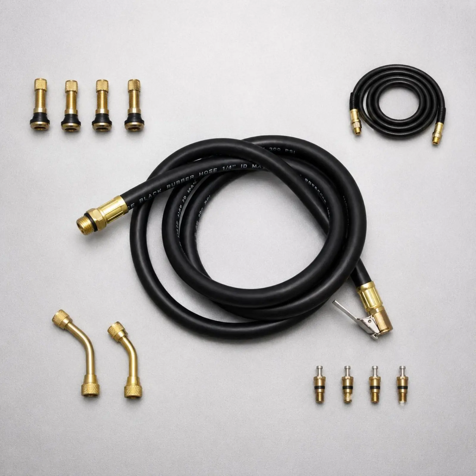 2 Pieces Tire Gauge Hose Inflator Air Tube Auto Repair Part for Mechanics