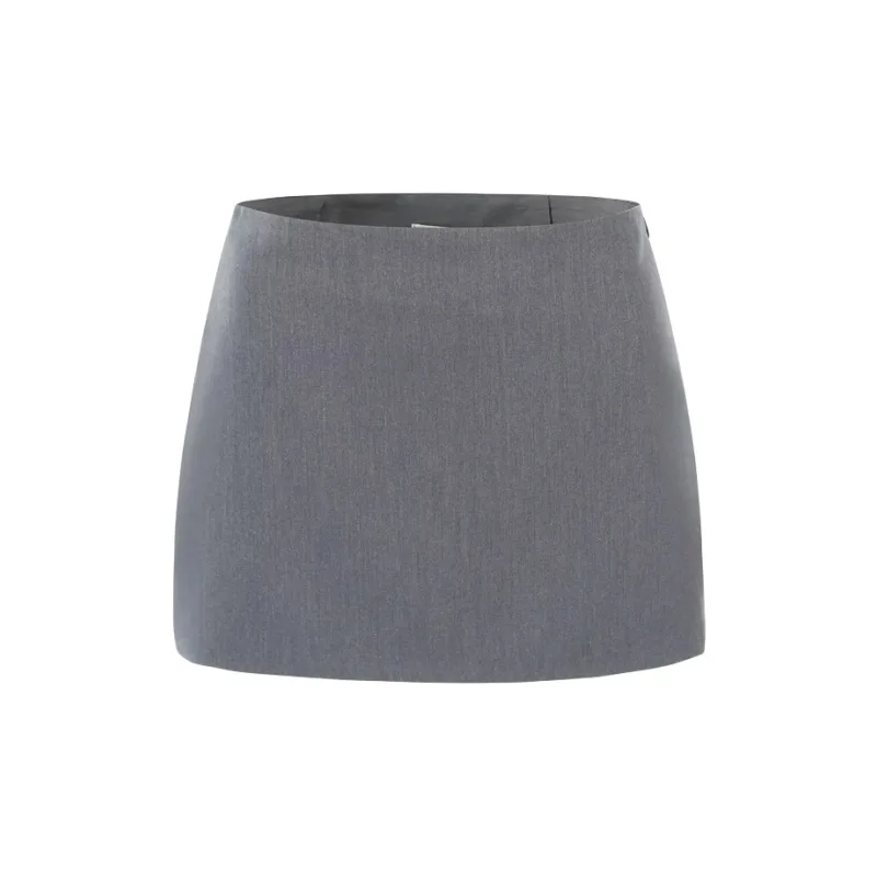 

Women Jessamine Grey A-line Mini Skirt