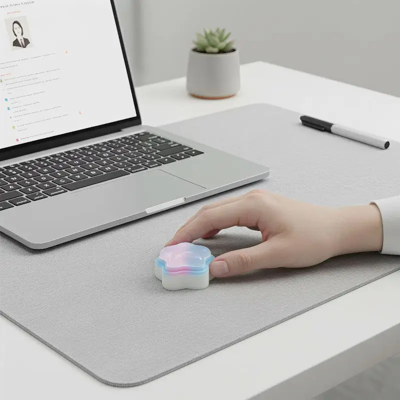 Star Shaped Squishy Fidget Toy Soft Slow Rebound Gradient Color Stress Toy for Adult Anxiety Relief