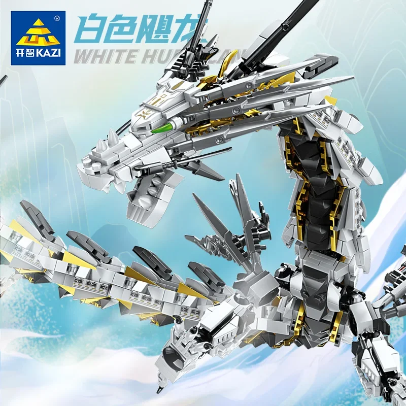 Mecha series sky giant decoration model children boys Chinese building blocks toy gifts