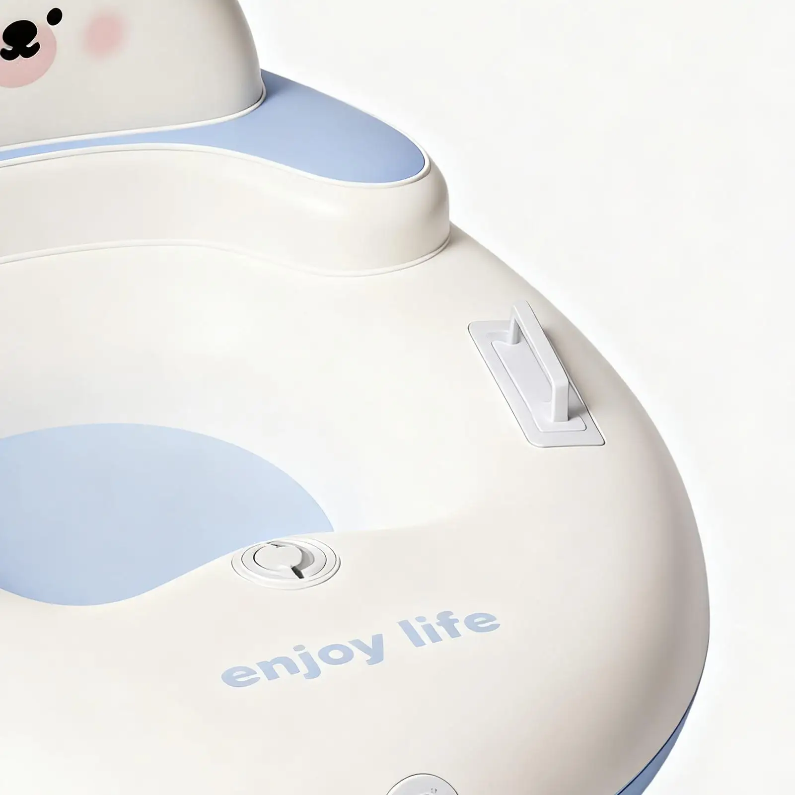 أنابيب الثلج للأطفال الشتاء نفخ لعبة التزلج مع مقابض تفجير زلاجات الثلج لحديقة الفناء الخلفي بارك ملعب الحديقة #5