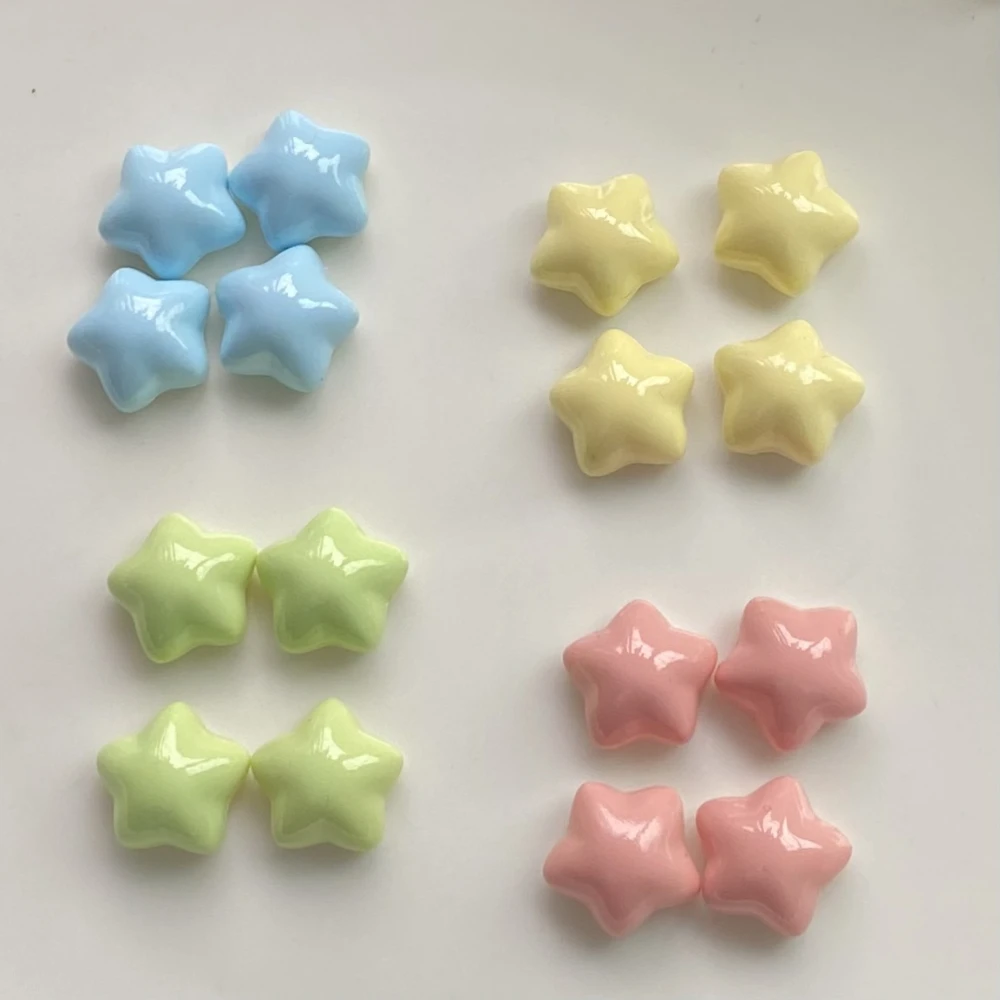 4 PCS Cute Stars Fun Matching Accessories Summer Shoes DIY Accessories with Buckles For girls shoes