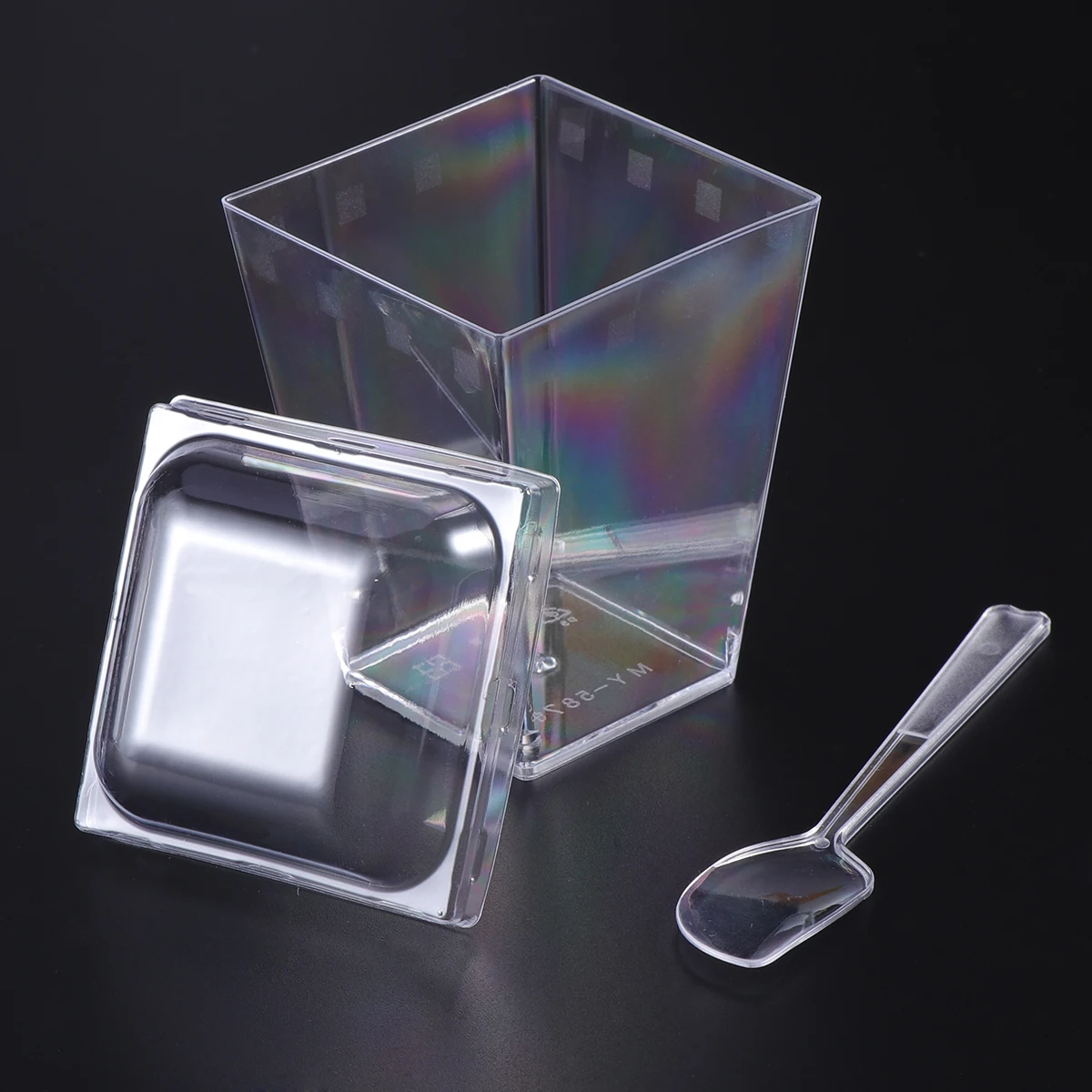 

20 set 150Ml Mini Dessert Cups Jelly Appetizer Bowls Clear Catering Supplies Mousse Pudding Tiramisu Cups For Party Wedding