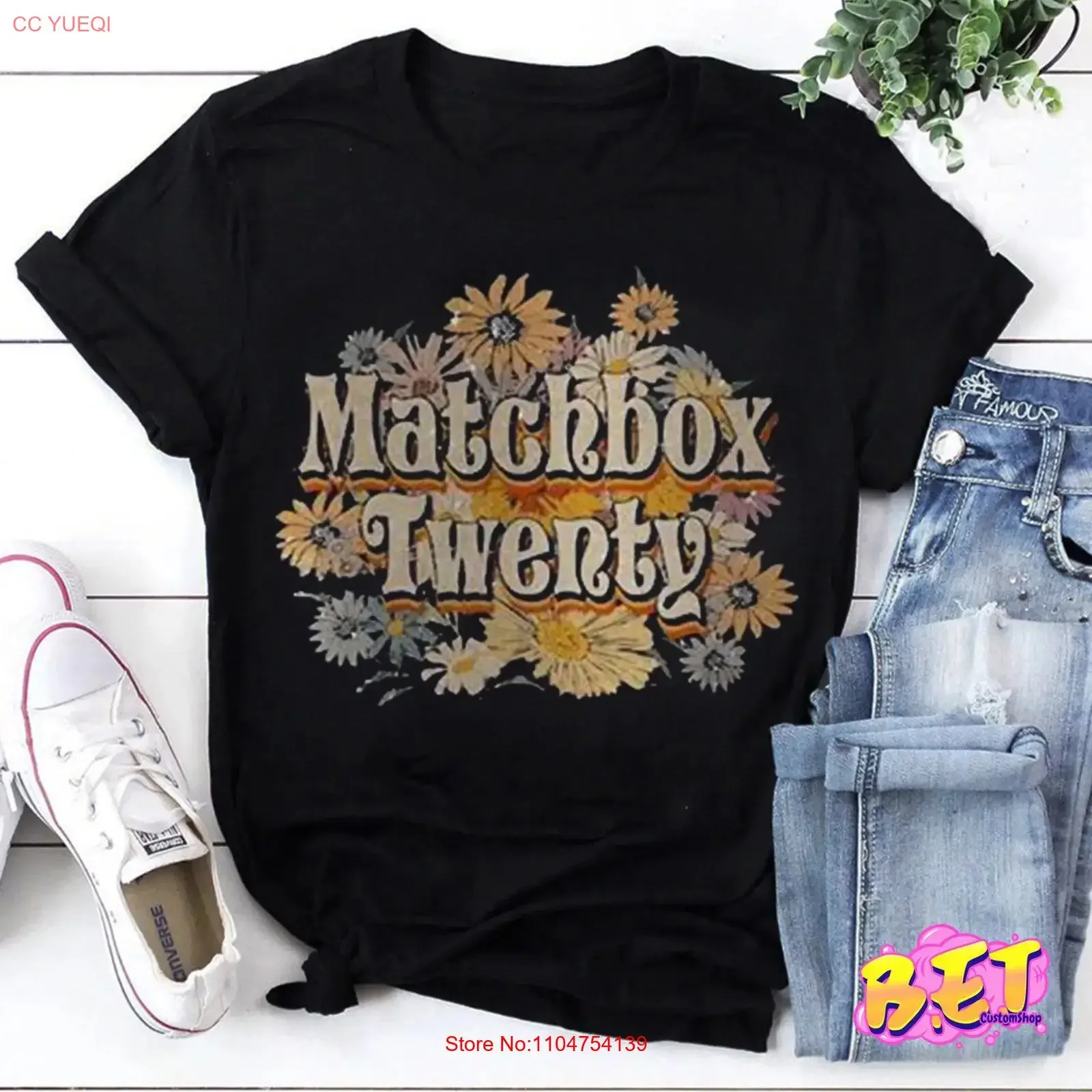 Matchbox Twenty Proud Name Retro Flowers Beautiful T Shirt Mother's Day Wildflower Motivation Vintage vintage Washed graphic