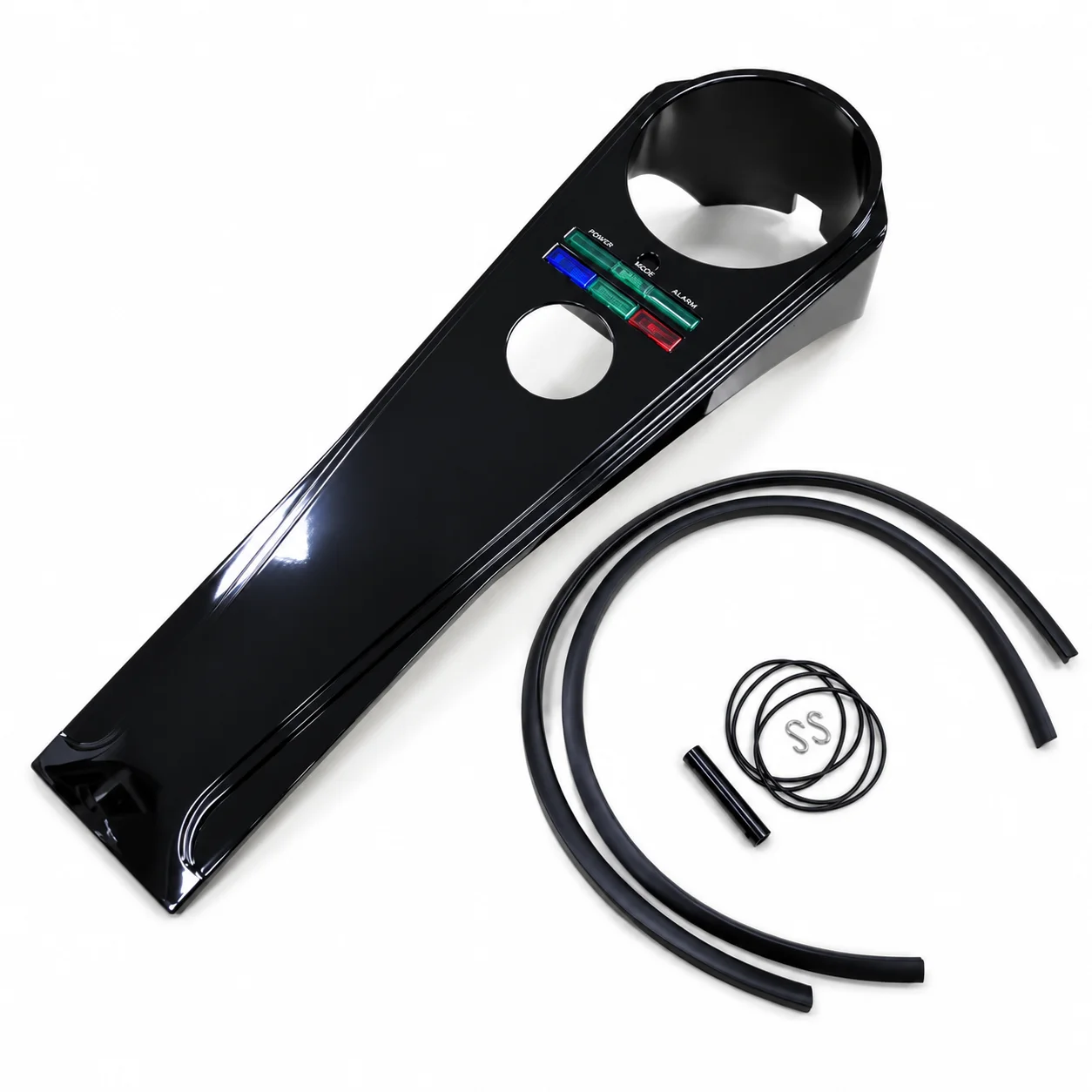 For Harley Softail Custom FXSTC FXDG FXDWG FX Glossy Black Motorcycle Long Rider Style Dash Panel