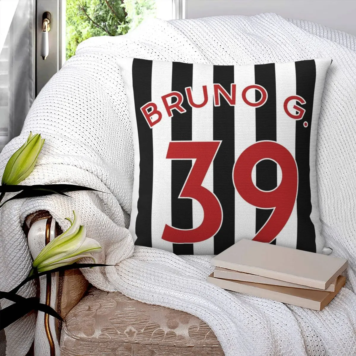 Bruno Guimaraes 39 Newcastle Square Pillowcase Pillow Cover Polyester Cushion Decor Comfort Throw Pillow for Home Sofa