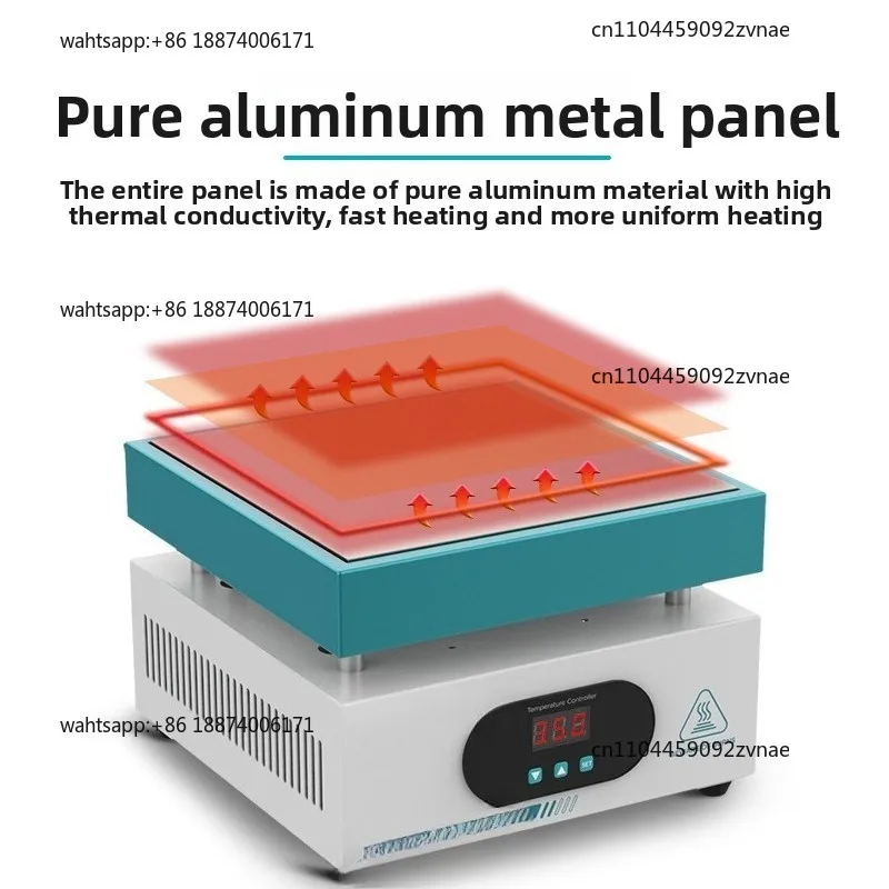 BK946 Heating Table Constant Temperature Adjustable Temperature Mobile Heating Plate Preheating Table LED Digital Display