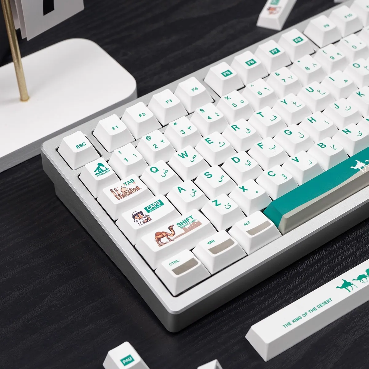 Dubai Theme Mechanical Keyboard 148 Keycap PBT Thermal Sublimation Cherry Profile Key Cap for Wooting MADLIONS Gamer Accessories