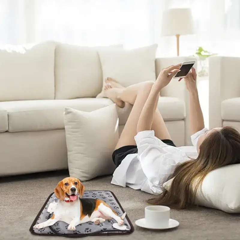 Pet Heating Pad Electric Blanket Dog Heat Mat With Auto Shut Off Waterproof Thermostat Electric Heated Mat Electric Pet Heated