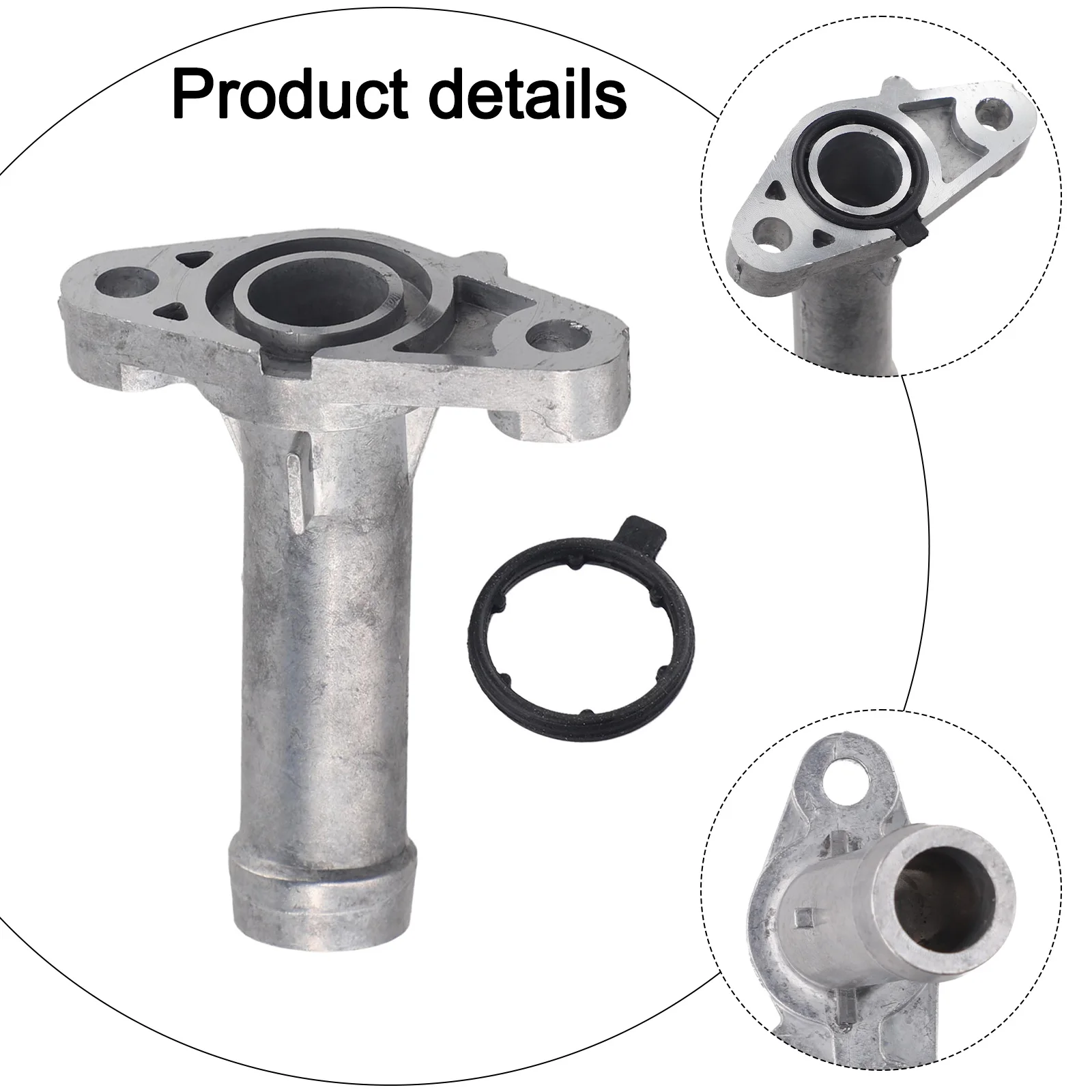

Для A6 для B7, фитинг для водопроводной трубы с фланцем Passat, высококачественное приспособление, без упаковки, в комплект входит прокладка, износостойкий материал