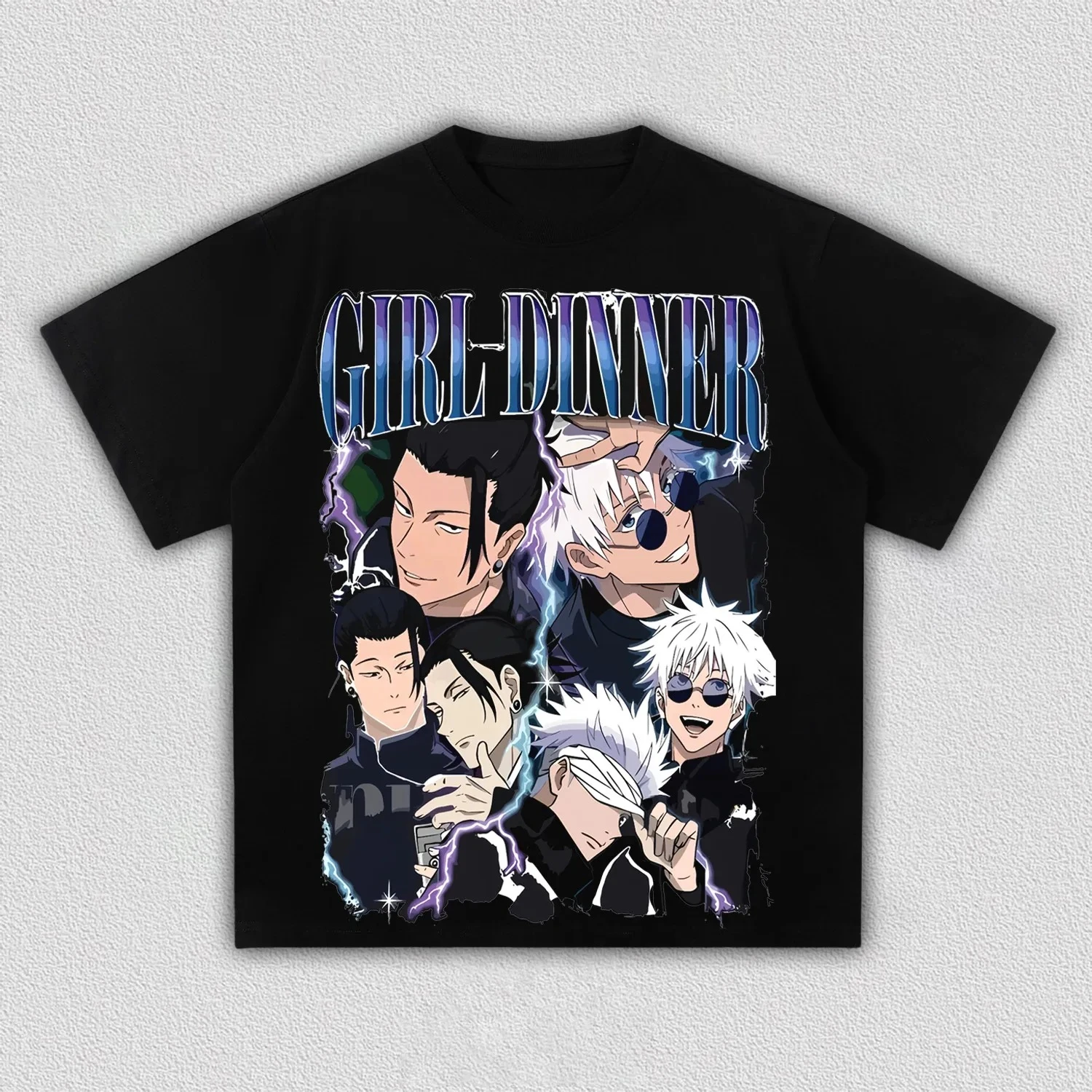 Jujutsu Kaisen Gojo Satoru Geto Suguru Anime Printing T-shirt Men's Clothing Women's 2026 Summer New Harajuku Cotton T Shirt