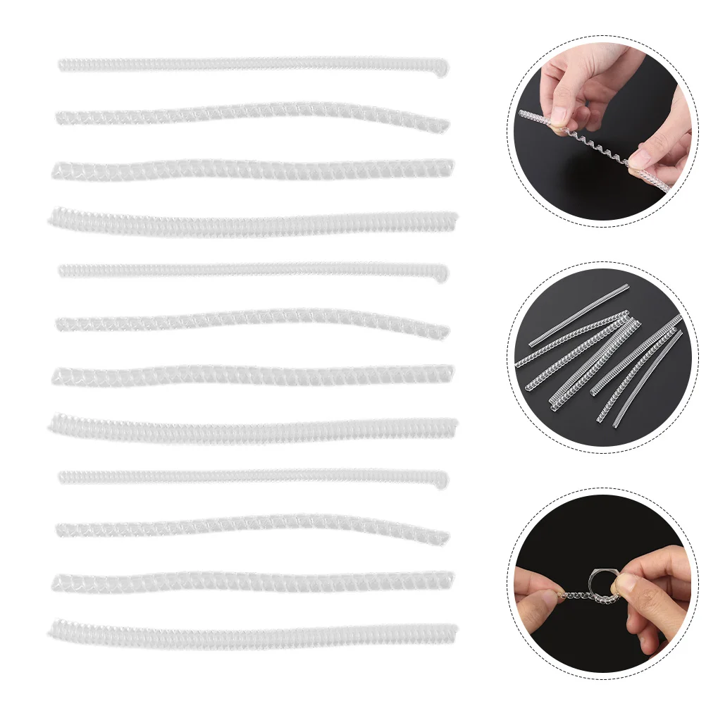 

12Pcs Invisible Ring Resizer Tightener Spacers Adjustable Jewelry Supplies for Loose Ring Size Fix Jewelry Resizing Tool