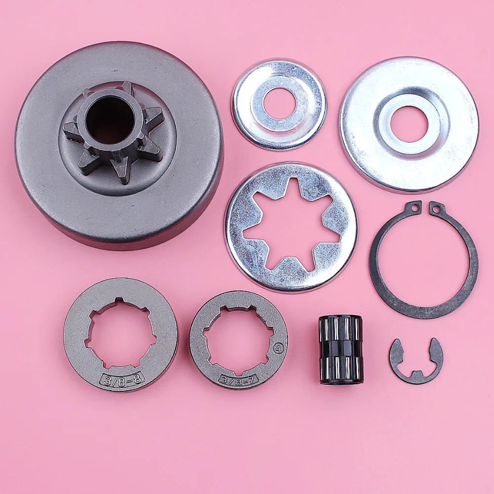 Clutch Sprocket Tambor Rim Washer Bearing Repair Kit Chainsaw Substituição Ferramenta Parte para Stihl 038 Ms380 Ms381