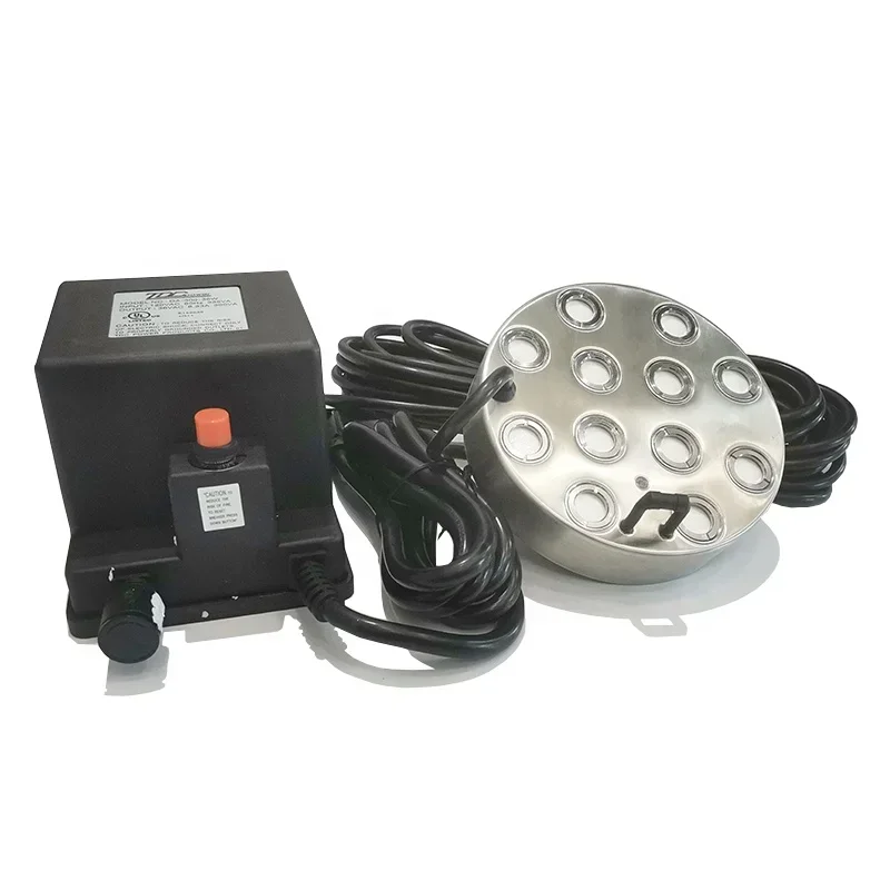 

Reliable Quality 6000Ml Ultrasonic Fogger Piezoelectric 12 Head Ultrasonic Mist Maker