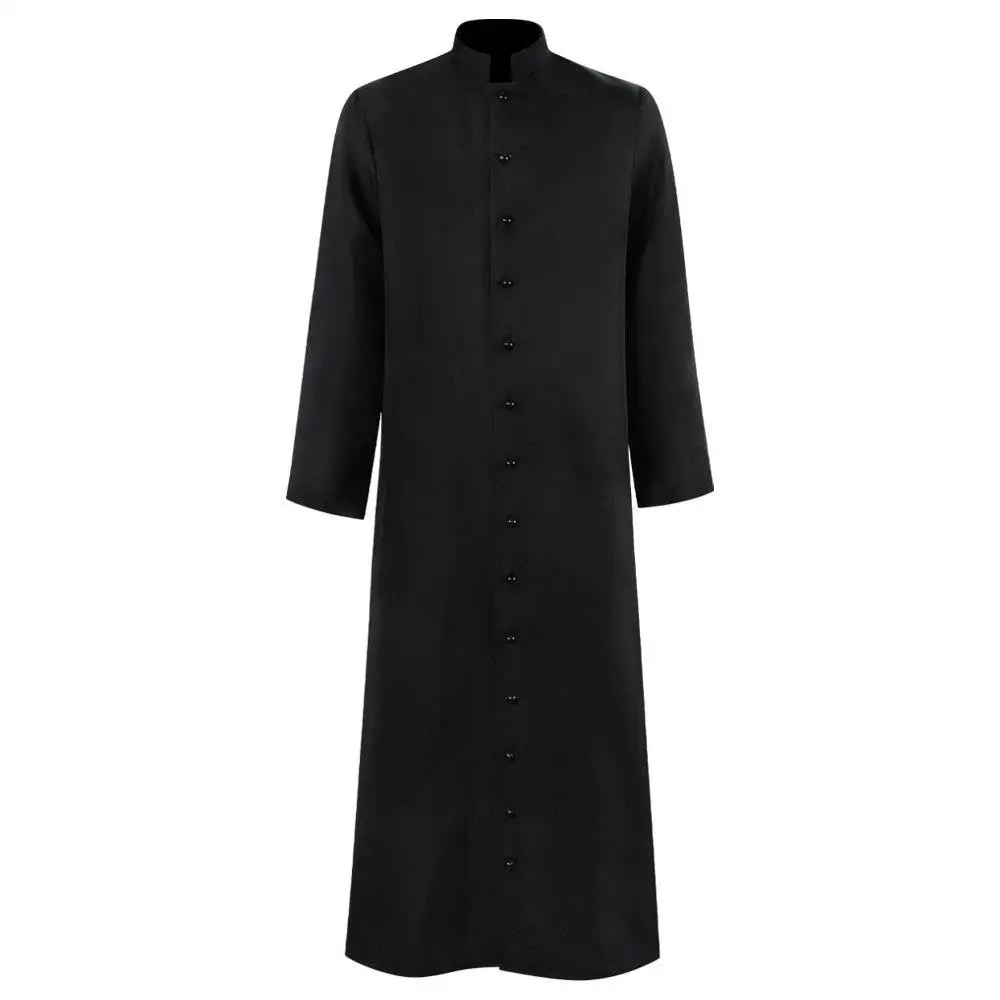 

Хэллоуин косплей средневековый халат монаха костюм волшебника наряд священника церковный священник косплей женская этническая сценическая одежда