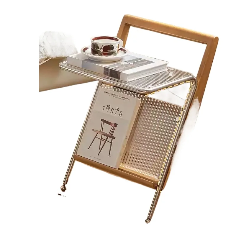 Solid Wood Side Table Mini Small Coffee Table Creative Sofa Bedside End Table For Bedroom Living Room Home Furniture