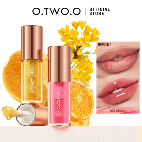O.TWO.O-aceite labial brillante, maquillaje hidratante, no pegajoso, Sexy, brillo de agua, tinte de imprimación, bálsamo labial, cuidado, cosméticos