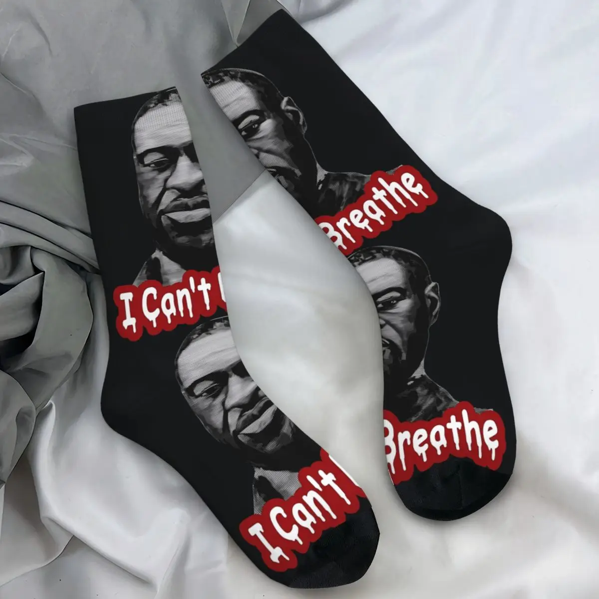 

Мужские носки Rip George Floyd I Can't Breathe Justice For George Floyd Black Lives Matter Чулки Носки Антибактериальные носки