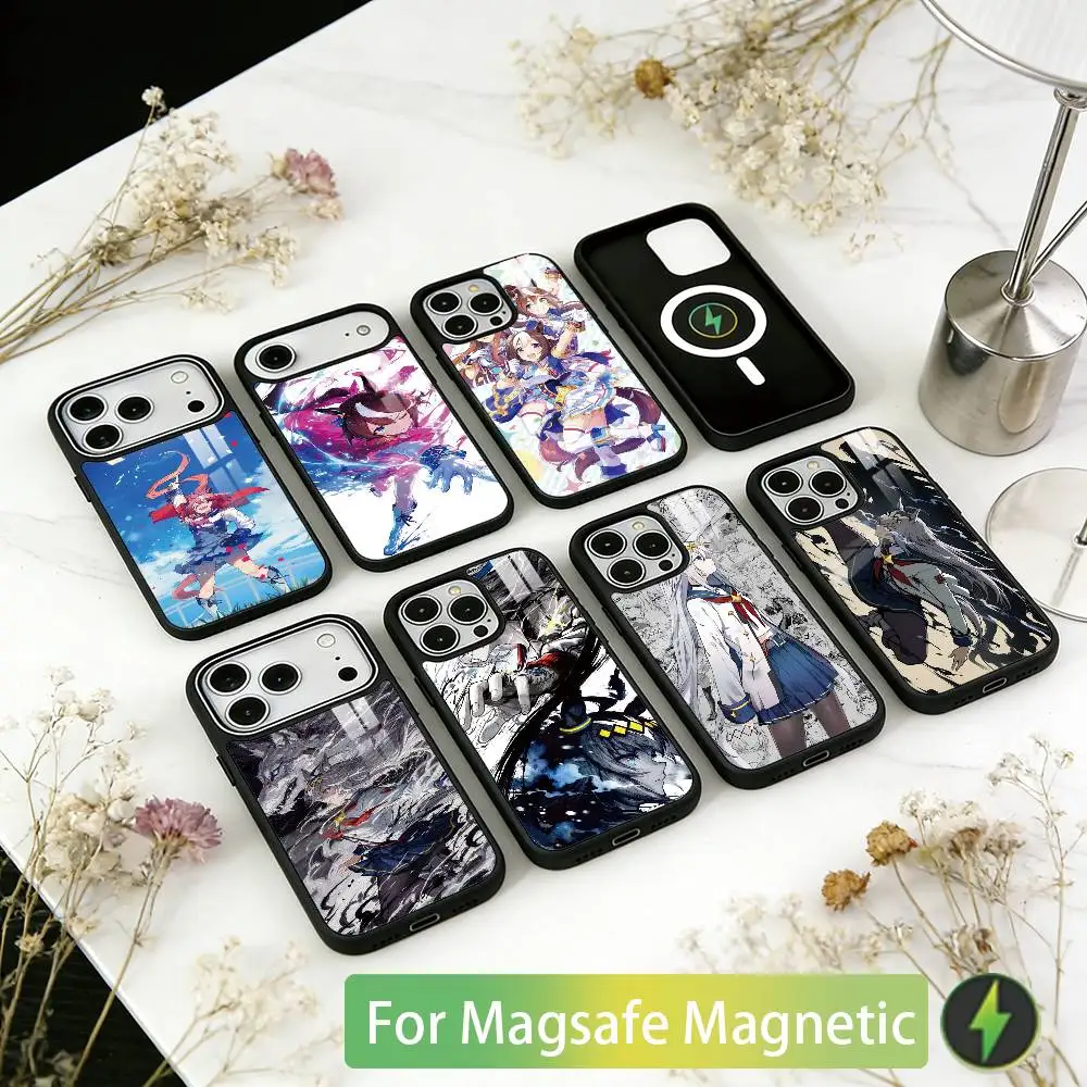 

Uma Musume Pretty Derby Phone Case For iPhone17,16,15,14,13,12,11 Plus,Pro Magnetic For Magsafe Wireless Charging