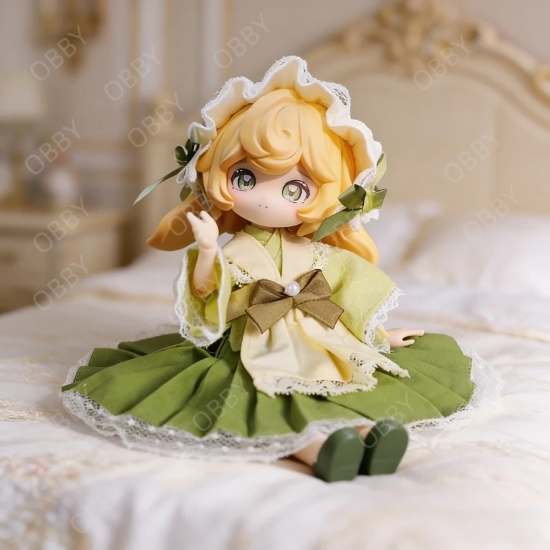 For 1/12 Bjd Doll Princess Green Dress Suit For OB11 Gsc 1/12 Obitsu 11 Molly YMY GSC Body OB11 Doll Cloth Outfit Clothes