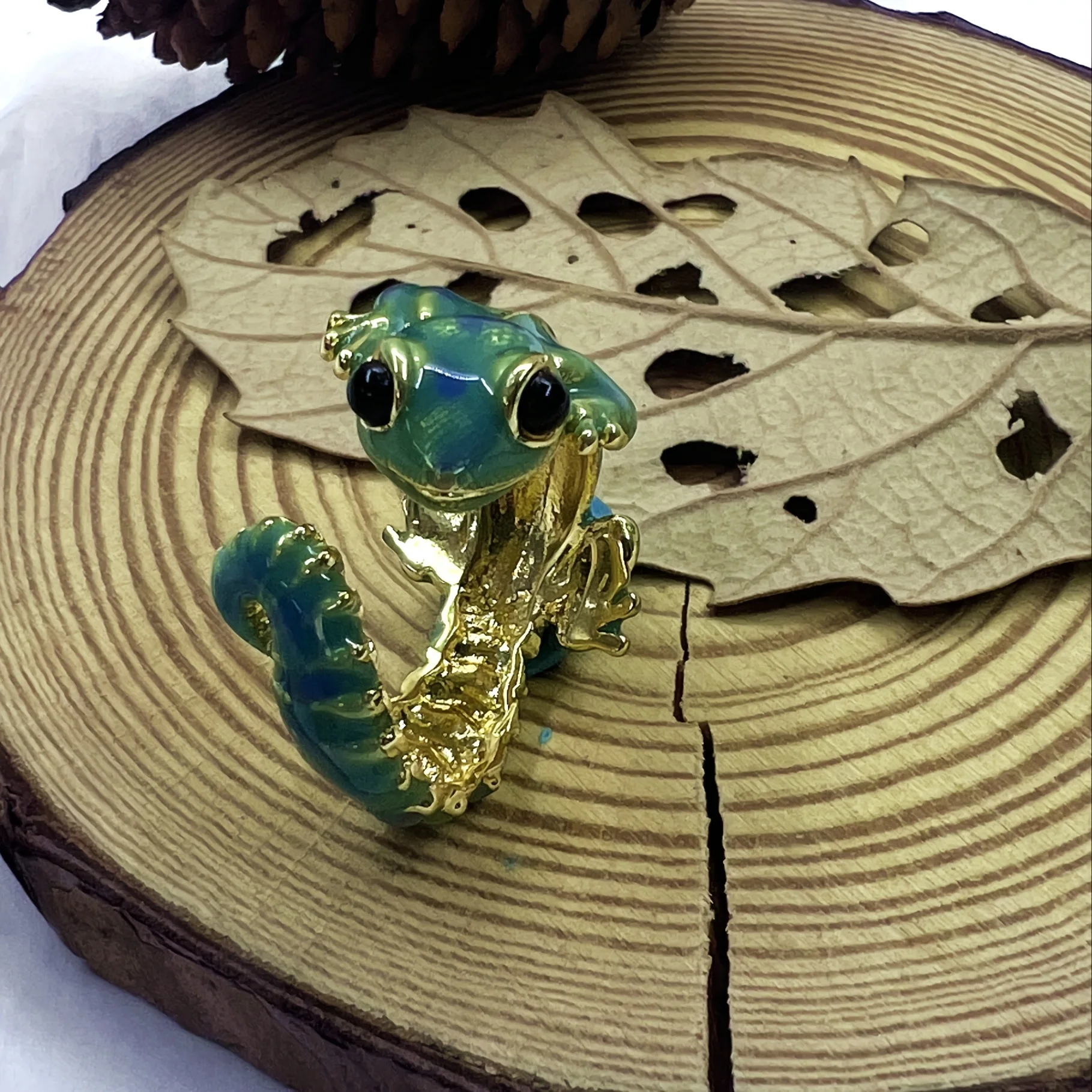 Hot Selling 3D Lizard Open Ring For Women Men Gothic Punk Adjustable Animal Statement Finger Jewelry Fashion Party Unisex Access