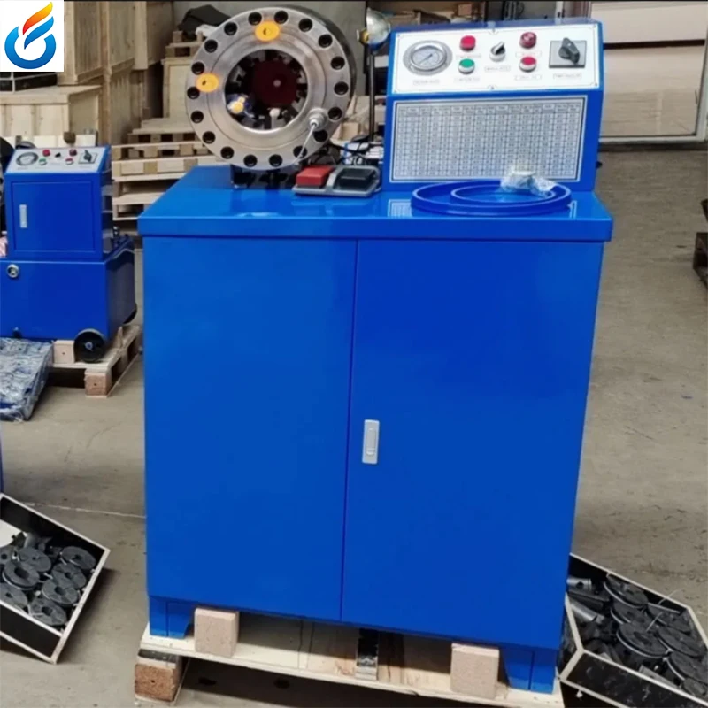 

Good Price Hose Crimper Crimping Machine Hydraulic Pipe Crimping Machine Garage Tools And Equipments Car Hose Press Machine