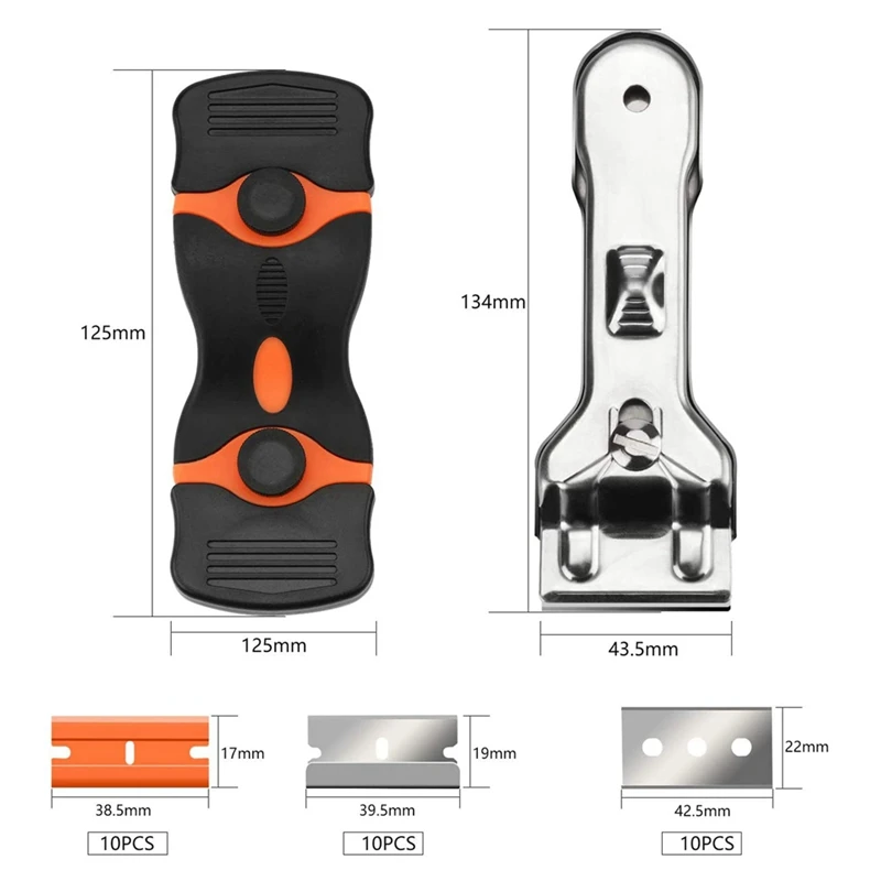32-delige Schrapergereedschapsset, Gebruikt Voor Het Verwijderen Van Zelfklevende Etiketten Van Verfschraapstickers En Glasverwijderaar