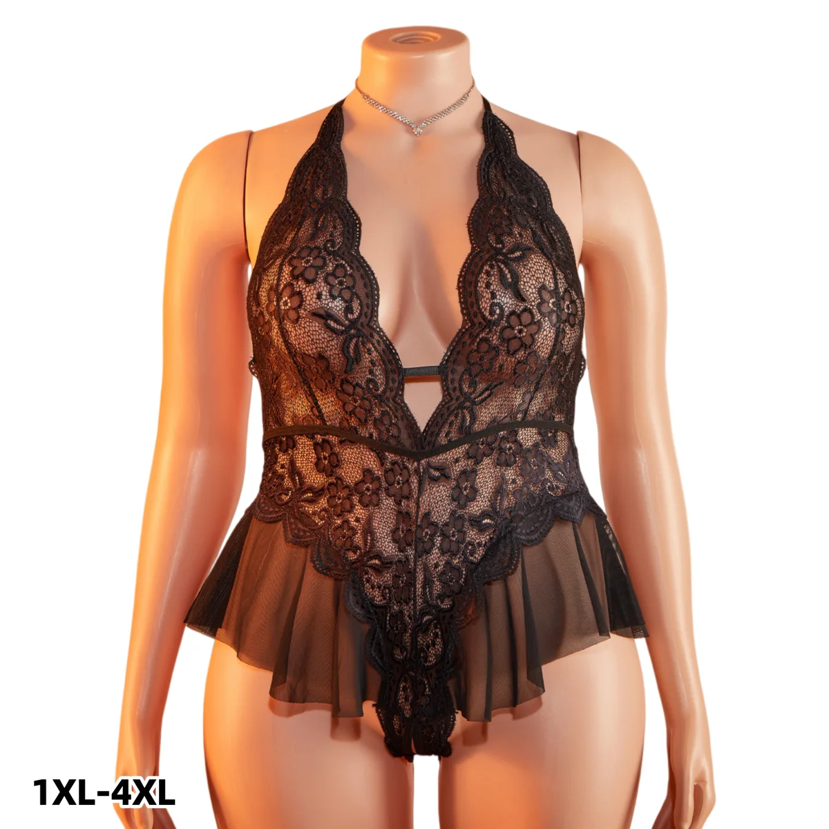 

Плюс размер сексуальный глубокий V-образный вырез эротическое женское белье Тедди кружевной открытый бюстгальтер ночная рубашка с вырезами горячее женское нижнее белье прозрачное боди